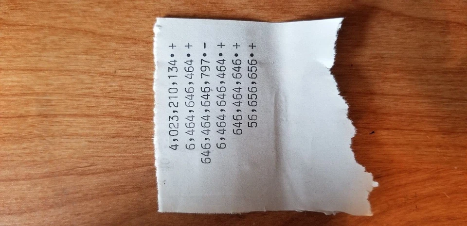 CASIO 12 Digits HR8TM Printing Calculator Tested Working Excellent - Image 2 of 4