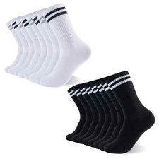 Sports Socks for Men Women Multipack Lightweight Daily Wear Socks UK 10-13