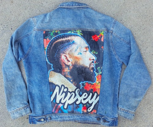 Nipsey Hussle Hand made custom painted 