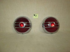 Mint - 1934 To 1937 Chrysler Desoto Rilite Tail Lights Hot Rod Ford Flathead Mint - 1934 To 1937 Chrysler Desoto Rilite Tail Lights Hot Rod Ford Flathead