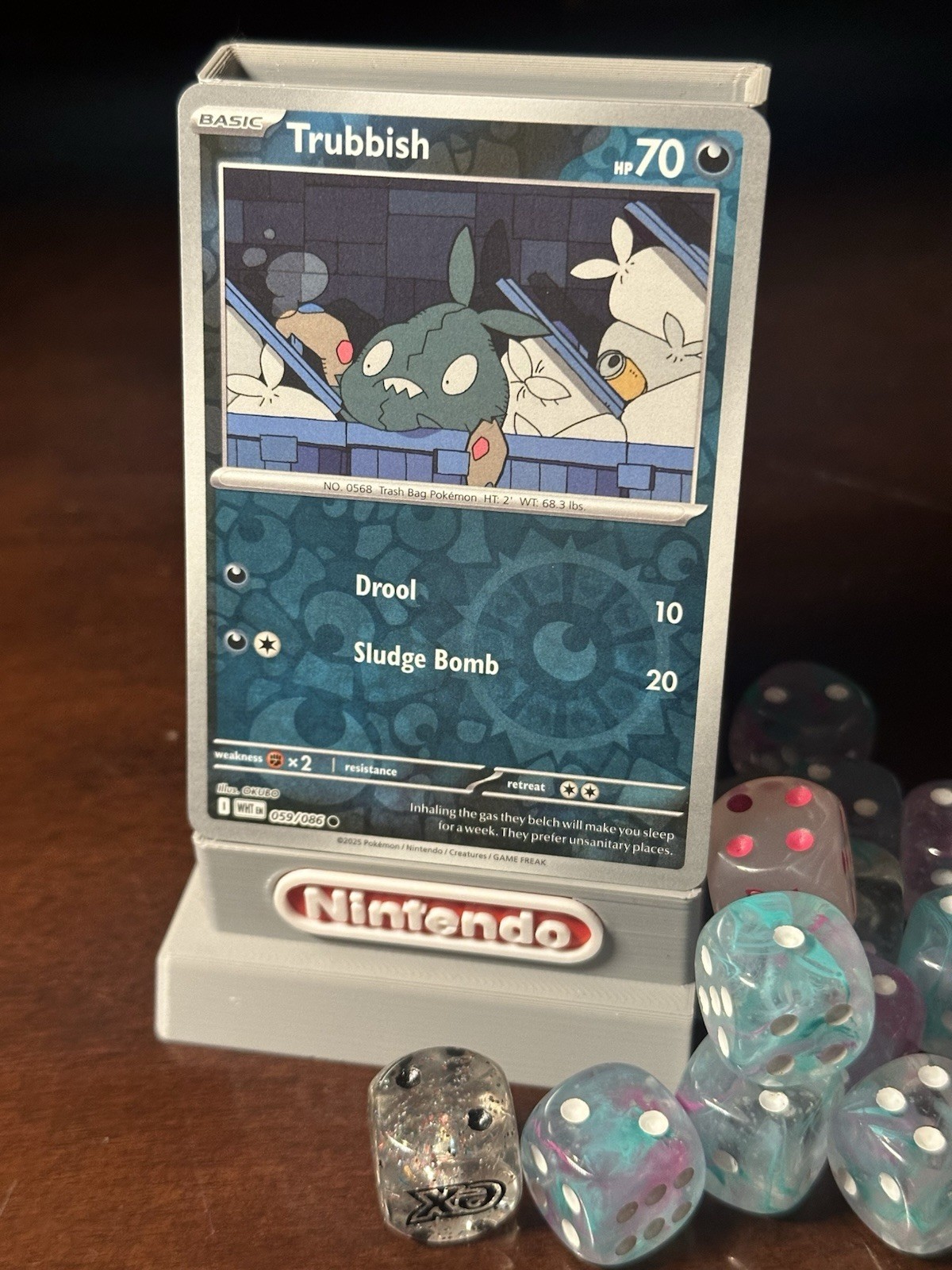 Trubbish Reverse Holo #059/086 SV: White Flare Pokemon TCG NM