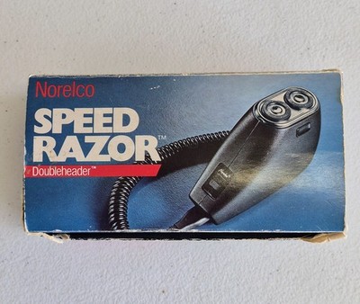 Vintage Norelco Speed Razor Doubleheader HP1134/S Original Box & Brushes Tested