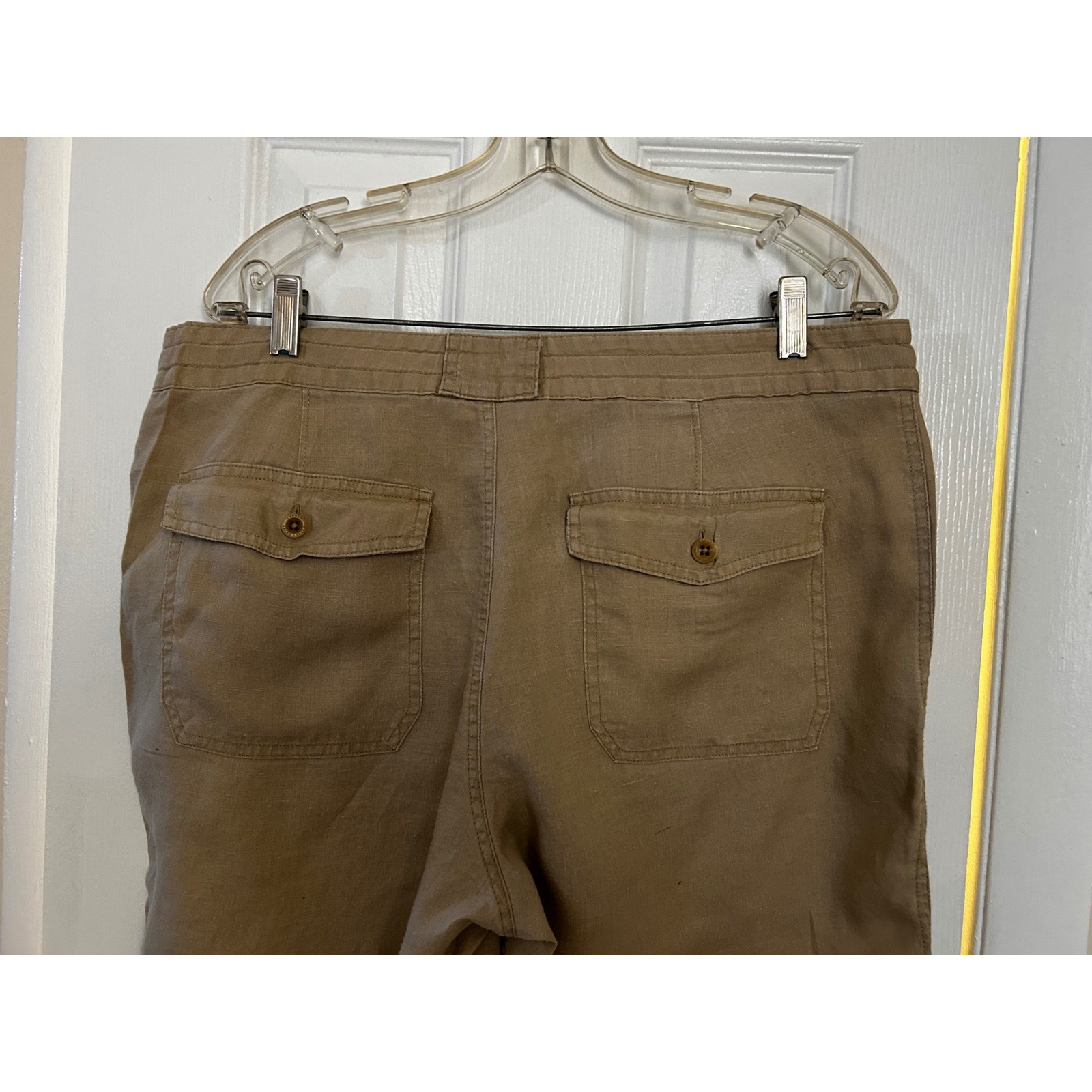 Lauren Ralph Lauren Women's Pants Sz 12 Drawstring Elastic Waist Casual Pockets thumbnail 10