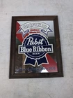 Vintage Pabst Blue Ribbon Beer Mirror Sign Original America's Best 13.75x10.5