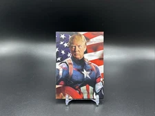 Donald Trump Sports Card Magnet Captain America President of the United States