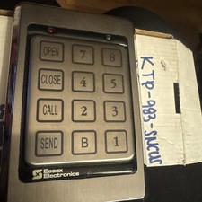 KTP-983-SNCUS Essex Electronics Keypad SS Bezel 3X4” Used