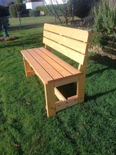 gartenbank holz 2-sitzer