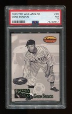 GENE BENSON - 1993 TED WILLIAMS COMPANY #99 - PSA 7 NM - NEGRO LEAGUES