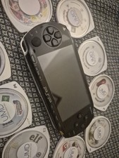 Sony PSP Black Handheld Game Console System 1000 Original Plus 11 Games / Movies