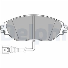 Satz Bremsbeläge Bremsklötze vorne für Seat Leon 5F1 SC 5F5 ST 5F8 24586148