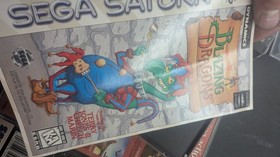 Lot of 6 Sega Saturn Cases and Manuals - No Games - Street Fighter - Alone Dark