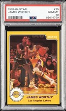 1983-84 STAR #25 JAMES WORTHY PSA 10