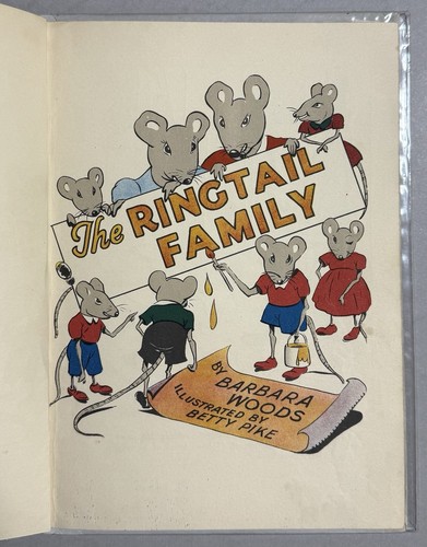 The Ringtail Family C1944 HB by Barbara Woods SCARCE - Picture 3 of 19
