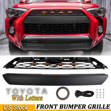 For Toyota 4runner 2014-2020 Trd Front Upper Bumper Grille Grill With Letters For Toyota 4runner 2014-2020 Trd Front Upper Bumper Grille Grill With Letters