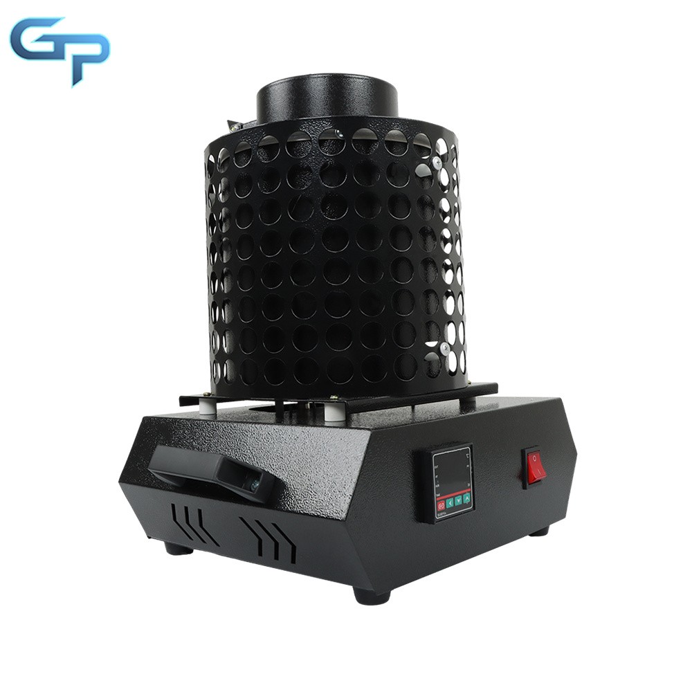 3KG Gold Melting Furnace 1400W 2012F Digital Electric Melting Furnace Black