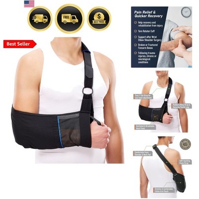 Arm Sling   Lightweight & Breathable Medical Sling with Adjustable Shoulder S...