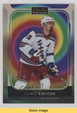2021-22 O-Pee-Chee Platinum Rainbow Color Wheel Chris Kreider #41 READ x9t
