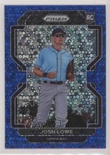 2022 Panini Prizm Tier II Blue Donut Circle Prizm 88/199 Josh Lowe #215 08z4