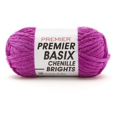 Premier Basix Chenille Brights Yarn-Bright Violet