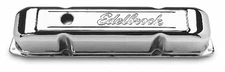 Edelbrock 4491 Signature Series Short Chrome Valve Covers