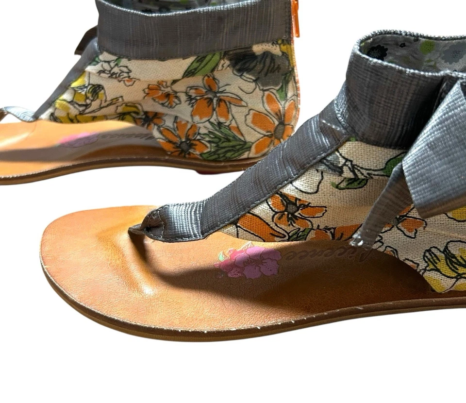 POETIC LICENCE LONDON стринги и лодыжки молнии сандалии размер США 9EU 39,5 закрытый лодыжки - Изображение 3 из 4