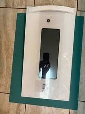 GE Microwave Door, WB55X10298 w/handle, white