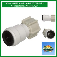 AquaLock P-615 CTS Quick Connect Female Adapter, 1/2-Inch - Zero-Leak Connection