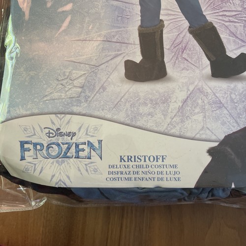 Disney Original Frozen Kristoff Deluxe Child Halloween Costume S 4-6 Disguise ✨ - Picture 2 of 11