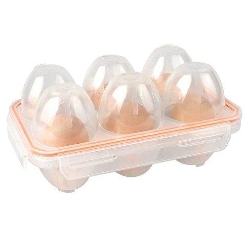 6 Grids Egg Holders, Egg Cartons For Refrigerator, Egg Storage Container, Sho...