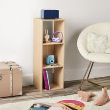 11" 3-Cube Storage Organizer Space Saving Storage Shelf Bookcase Black