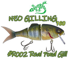 Geecrack NEO Gilling 160 Swimbait #R002 (REAL POND GILL) Awesome Color !