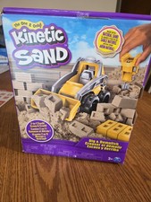 Kinetic Sand, Dig  Demolish Playset with 1lb Play Sand  Toy Truck - OPEN BOX