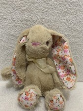 Easter beige bunny with white