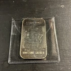 1  OZ SILVER BULLION BAR 999 FINE SILVER LIBERTY