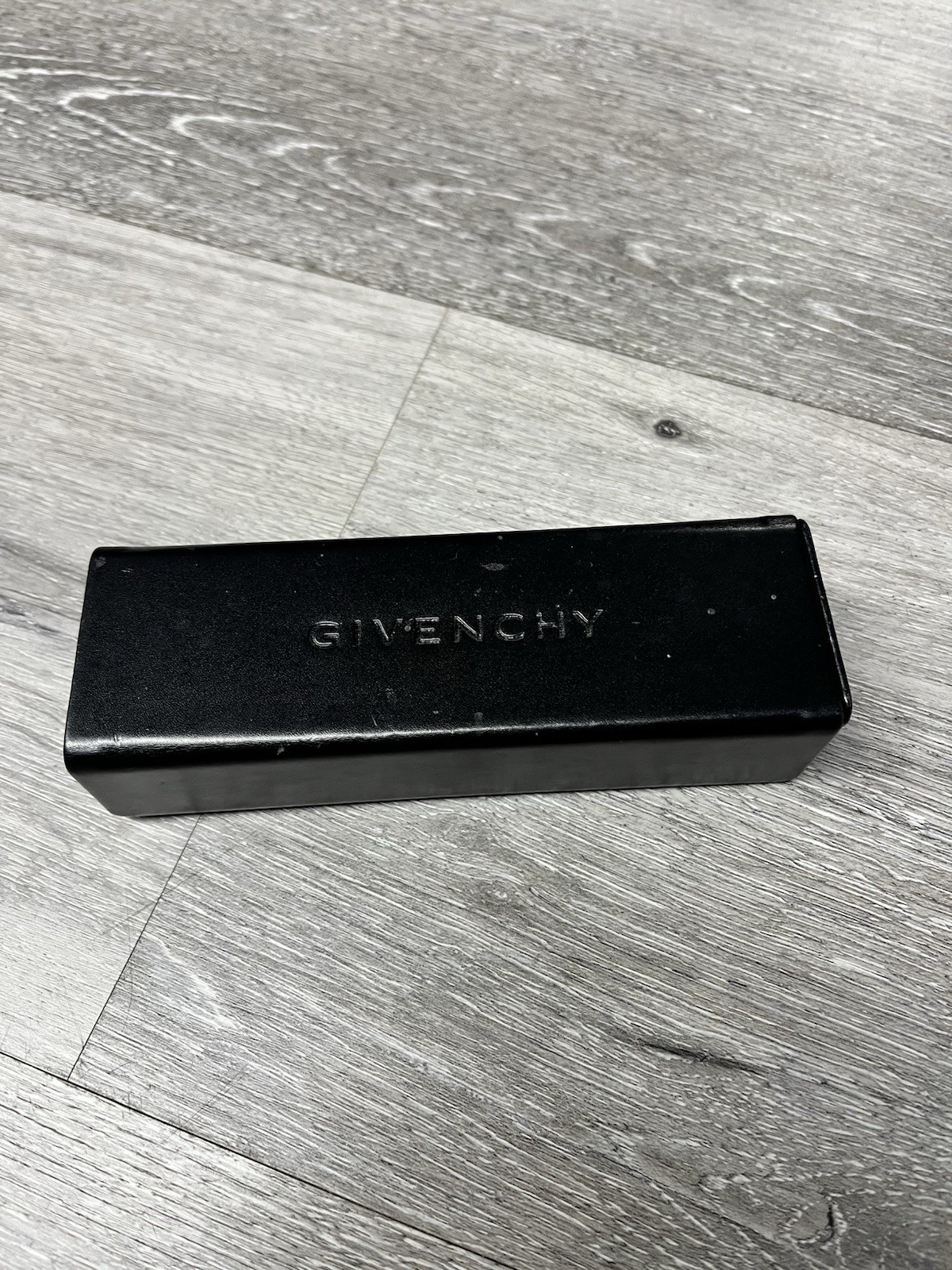 Givenchy Black Velour Lined Rectangle Sunglasses Eyeglasses Case