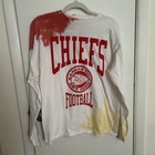 Red Kansas City Chiefs Junk food Clothing Sleeve Shirt Men’s Medium!