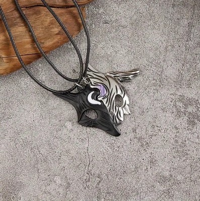 Kindred Lamb/ Kindred Wolf Necklaces for Couples/BFF/ League of Legends