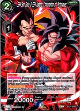 TCG Dragon Ball Karte  SS4 Son Goku & SS4 Vegeta, Combination of Techniques