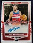 Justin Champagnie Optic Signature Series Auto