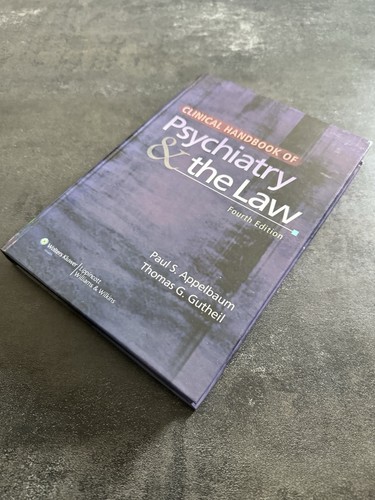 Clinical Handbook of Psychiatry and the Law (CLINICAL HANDBOOK OF PSYCHIATRY... - Picture 2 of 4