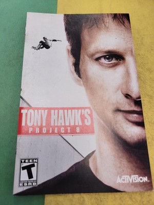 PlayStation 2 PS2 Manual Only Tony Hawks Project 8 