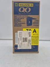 NEW QO 70 Amp 2-Space 4-Circuit Outdoor Main Lug Load Center w Cover 80438