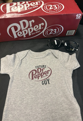 Future Dr Pepper guy bodysuit 