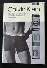 CALVIN KLEIN MICROFIBER STRETCH 4-PACK TRUNKS MENS UNDERWEAR NP2742O-NWT