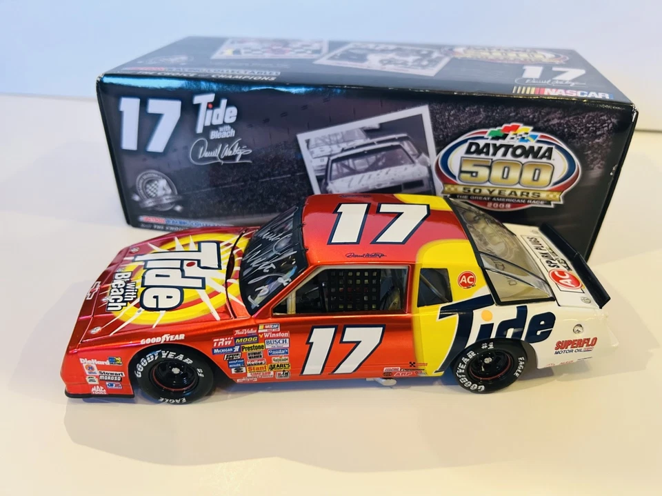 DARRELL WALTRIP firmado #17 1989 Daytona 500 ganador 1:24 acción diecast ¡1 de 504! Foto 2 de 4