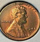1948-D Lincoln Wheat Cent BU