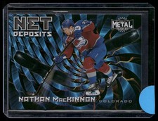 2020-21 SkyBox Metal Universe #ND-11 Nathan MacKinnon Net Deposits