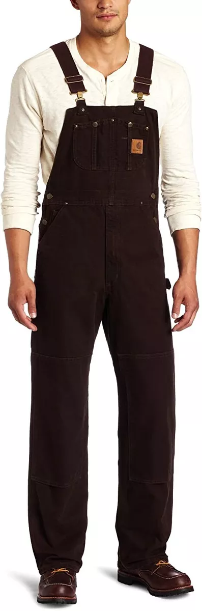 Sandstone Bib Overall/Unlined #carhartt #overalls #mens Men's