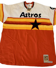 NWT Mitchell & Ness 1975 Houston Astros #25 Jose Cruz Jersey 4X Cooperstown
