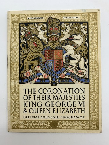 Official Pocket King George VI Coronation Programme + Invitation 12/05/1937 - Picture 2 of 4